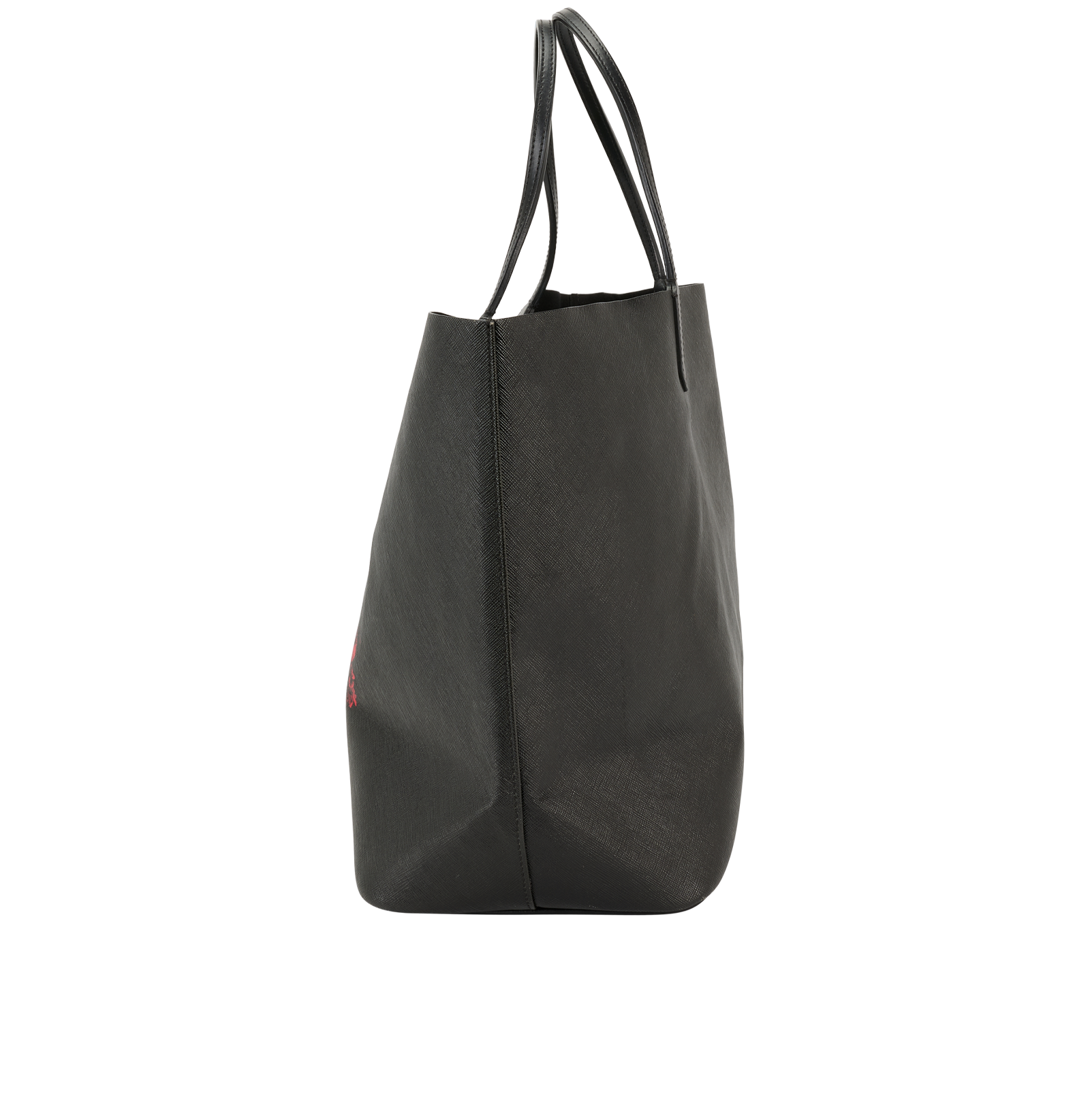 Panther Antigona Tote, &pound;275, Handbags, Black, Leather, Bottom view